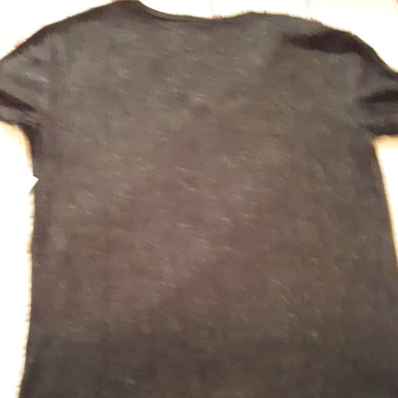 SALE NEW Soft Black Nordstrom Abound Vneck Tee SM - Picture 3 of 5